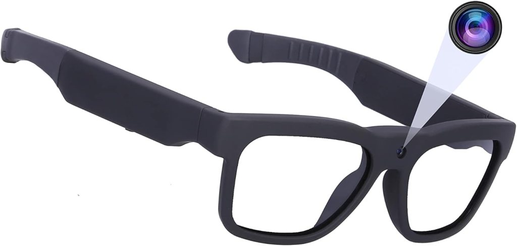 OhO sunshine 128GB WiFi Camera Glasses,Streaming Video-only  Photos from Glasses to App with Ultra Full HD Camera and Blue Light Blocking Lens