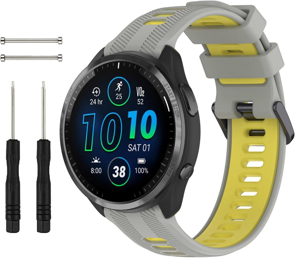 Replacement Band for Garmin Forerunner 945/935 Watch, Soft Silicone Strap for Garmin Forerunner 935 Running GPS Unit, Colorful Band for Garmin 945 Watch Women Men