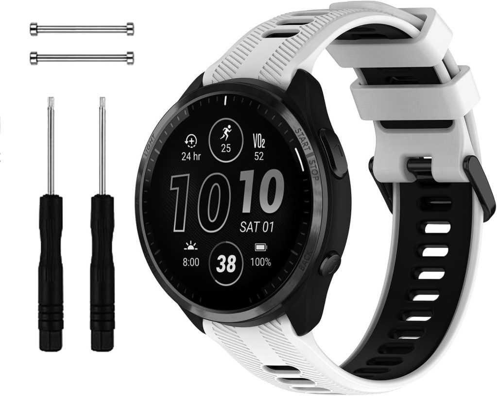 Replacement Band for Garmin Forerunner 945/935 Watch, Soft Silicone Strap for Garmin Forerunner 935 Running GPS Unit, Colorful Band for Garmin 945 Watch Women Men