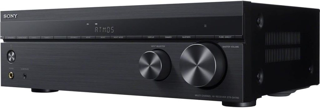 Sony STR-DH790 7.2-ch Surround Sound Home Theater AV Receiver: 4K HDR, Dolby Atmos  Bluetooth Black