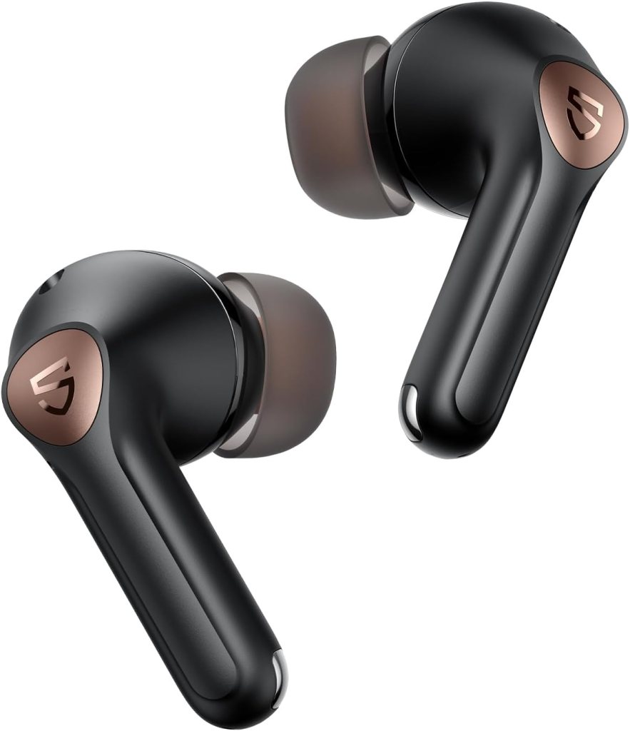 SoundPEATS Air4 Pro Noise Cancelling Wireless Earbuds, Bluetooth 5.3 Earbuds with 6 Mics CVC 8.0 ENC, Qualcomm® AptX™ Adaptive Earphones, Multipoint Connection, in-Ear Detection,App Customize EQ
