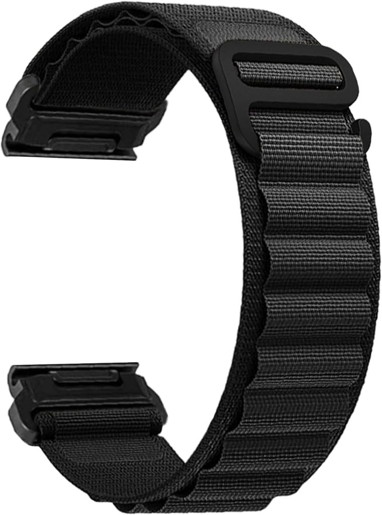 Watch Bands Compatible With Garmin Fenix 7 Pro 6 Pro 5 plus Instinct 1 2 Forerunner 965 955 945 935,22mm HookLoop/Alpine loop Nylon Watchband For Garmin S60 S62 Descent G1 Epix Pro For Men