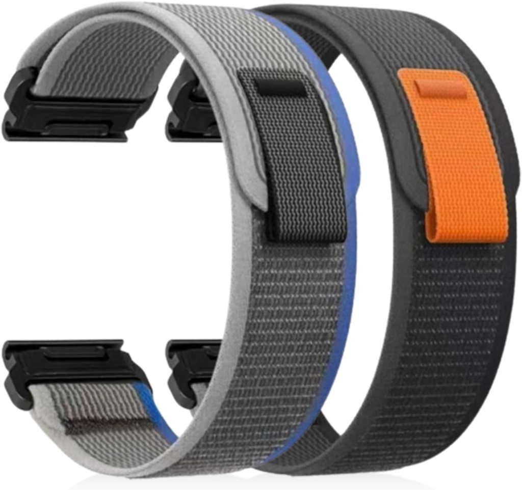 Watch Bands Compatible With Garmin Fenix 7 Pro 6 Pro 5 plus Instinct 1 2 Forerunner 965 955 945 935,22mm HookLoop/Alpine loop Nylon Watchband For Garmin S60 S62 Descent G1 Epix Pro For Men