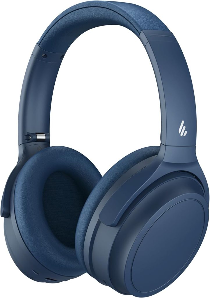 Edifier WH700NB Active Noise Cancelling Headphones - 68H Playtime - AI Call Noise Cancellation - Dual Device Connection - Lightweight  Foldable Design - Fast Charge - Bluetooth 5.3 - Gray