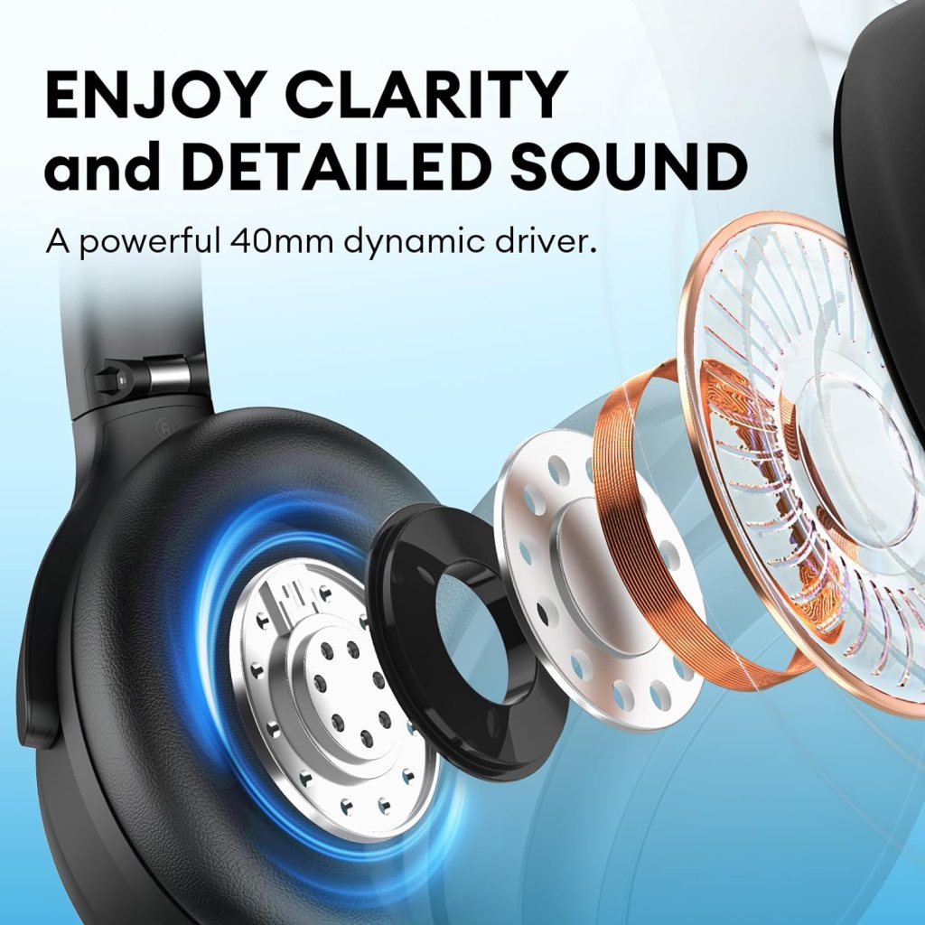 Edifier WH700NB Active Noise Cancelling Headphones - 68H Playtime - AI Call Noise Cancellation - Dual Device Connection - Lightweight  Foldable Design - Fast Charge - Bluetooth 5.3 - Gray