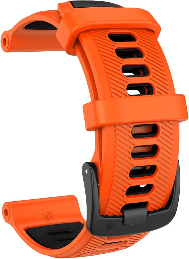 ISABAKE Watch Band for Garmin Forerunner 965/Forerunner 955/Forerunner 945/Forerunner 935,Soft Silicone 22mm Replacement Bands compatible with Fenix 5/ Fenix 5 plus/Fenix 6/ Fenix 6 Pro/Approach S60