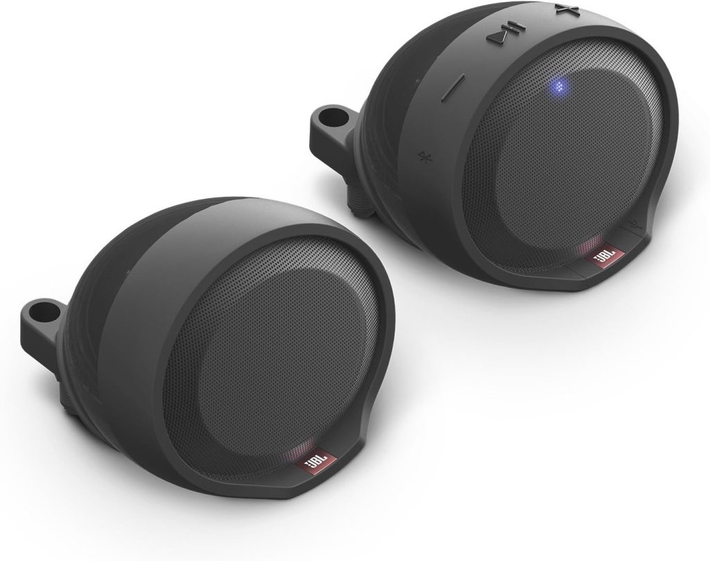 JBL Cruise PWSSPKCRUISEAM Waterproof Bluetooth Handlebar Speaker Kit with 8MM Bolt Kit