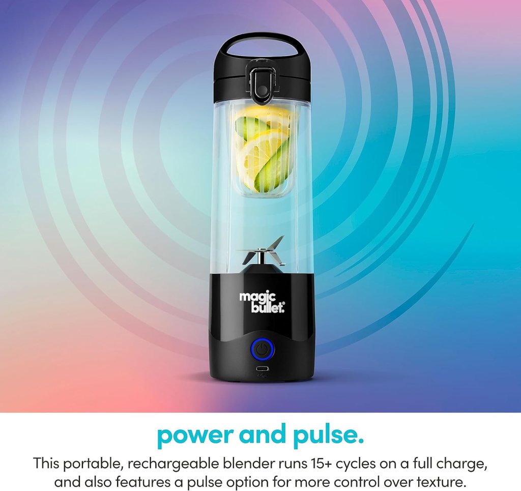 magic bullet Portable Blender MBPB50100AK Black