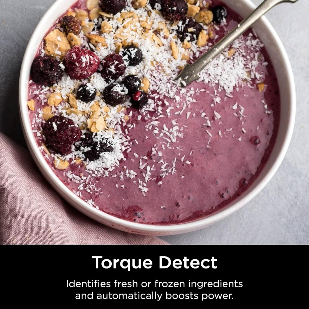 Ninja Detect Power Blender Pro + Personal Single-Serve, BlendSense Technology, For Smoothies, Food and More, Compact Kitchen Countertop, 1800 P-Watts, 72 oz. Pitcher, (2) 24 oz. Cups, Black, TB301