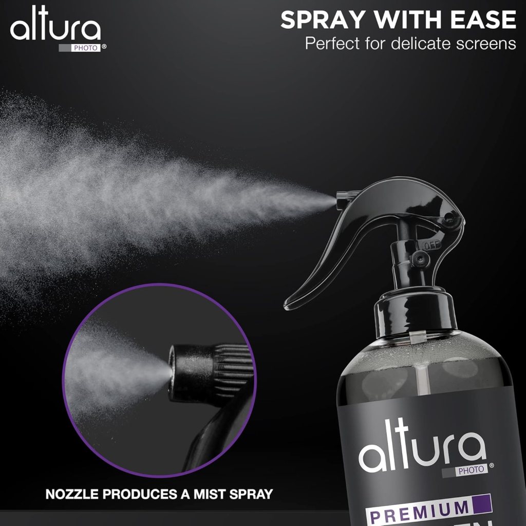 Screen Cleaner Spray and Wipe Kit Professional Computer Screen Cleaner Car Screen Cleaner Laptop Cleaning Kit for Macbook Monitor Phone Cleaner, 2oz Screen Cleaner Spray and Wipe Kit Professional Computer Screen Cleaner Car Screen Cleaner Laptop Cleaning Kit for Macbook Monitor Phone Cleaner, 2oz