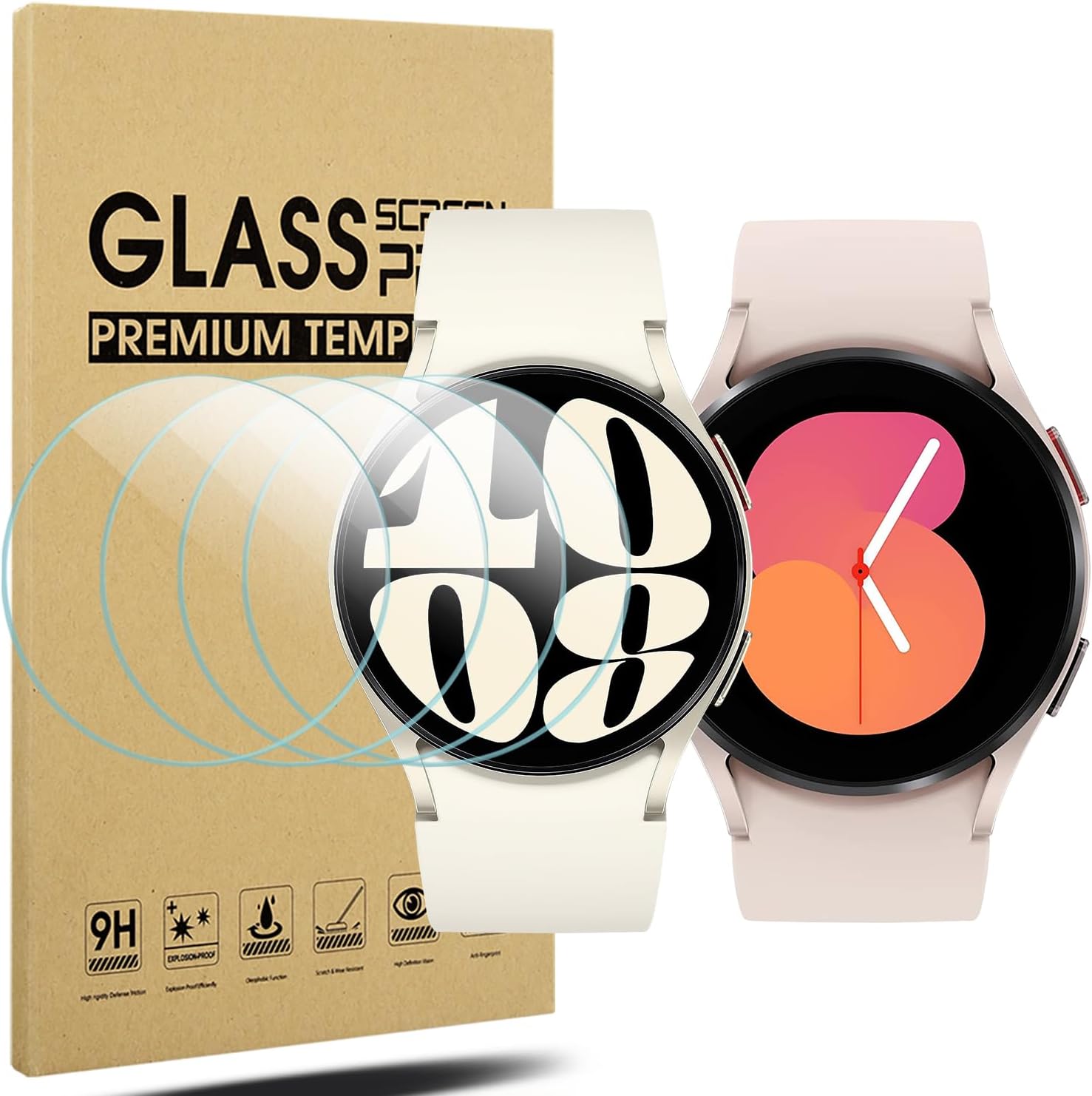 suoman-4-pack-for-samsung-galaxy-watch-65-40mm-screen-protector-tempered-glass-screen-protector-for-samsung-galaxy-watch