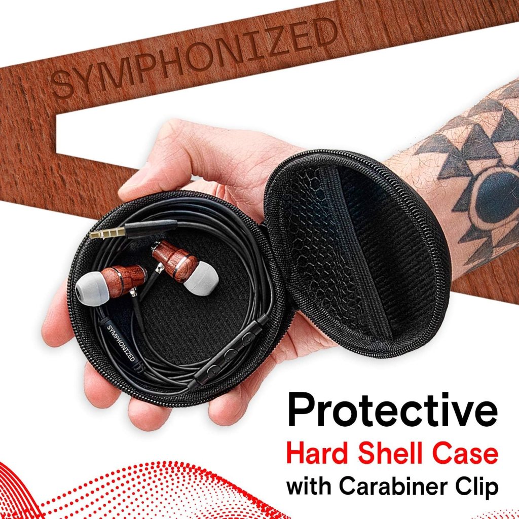 Symphonized iPhone 15 Earphones Wired, USB C Headphones for Apple Devices  Android Phones with Type-C Port  Built-In Microphone, Wooden USBC Earbuds