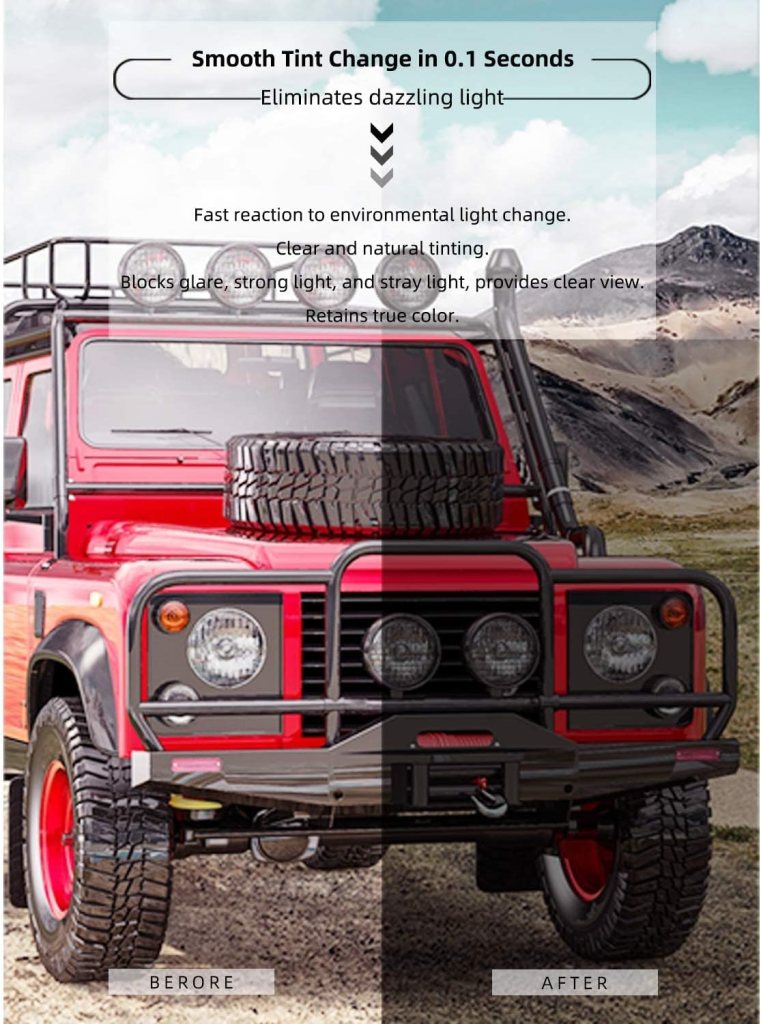 Frames Bluetooth Sunglasses Blue Light Filtering  Photochromic  Polarized Sunglasses Lenses 3 in 1, Night Driving Glasses for Men and Women