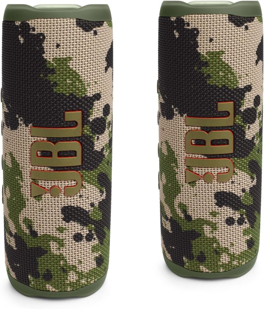 JBL Flip 6 Waterproof Portable Bluetooth Speaker - Pair (Camo)