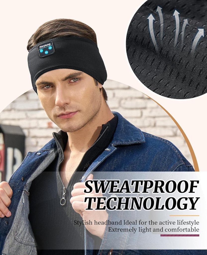 Perytong Sleep Headphones Wireless, Bluetooth Sports Headband Headphones with Ultra-Thin HD Stereo Speakers Perfect for Sleeping,Workout,Jogging,Yoga,Insomnia, Air Travel, Meditation Perytong Sleep Headphones Wireless, Bluetooth Sports Headband Headphones with Ultra-Thin HD Stereo Speakers Perfect for Sleeping,Workout,Jogging,Yoga,Insomnia, Air Travel, Meditation