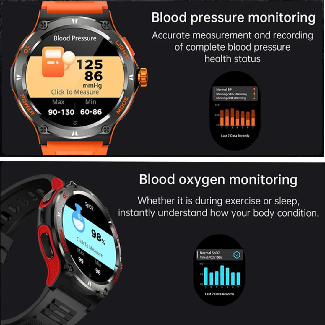 Smartwatch Men Fitness Tracker Watch: Smart Watches 1.53" Round Touchscreen - Image 3