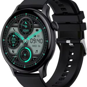 Kawtco Round AMOLED Smartwatch Women Men