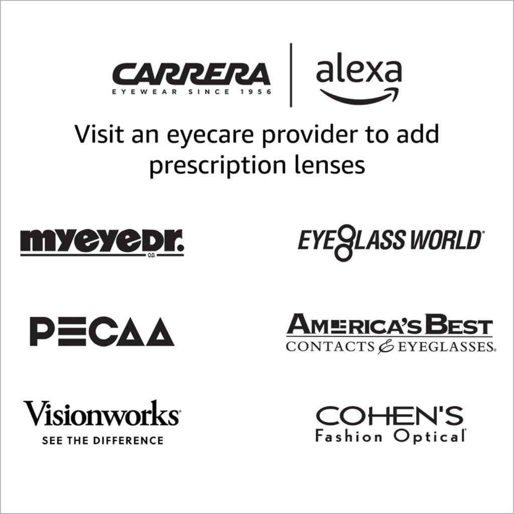 Carrera Smart Glasses with Alexa | Smart audio glasses | Cruiser black frames with gradient sunglass lenses | Navigator