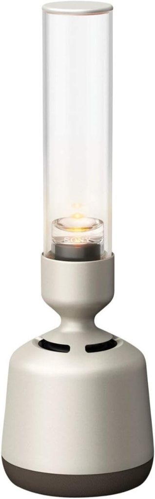 Sony LSPX-S2 Glass Sound Speaker with NFC and Bluetooth, 360 Degrees All Directional Speaker Silver
