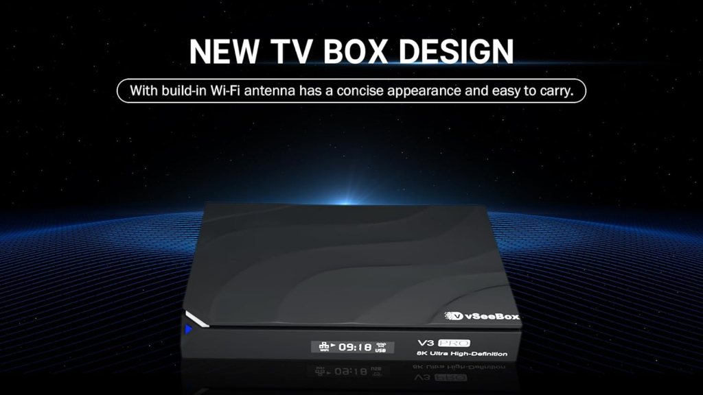 V3 PRO 2024 Newest Version, Includes Large Size Voice Remote, Backlit Mini Keyboard and 8K HDMI Cable