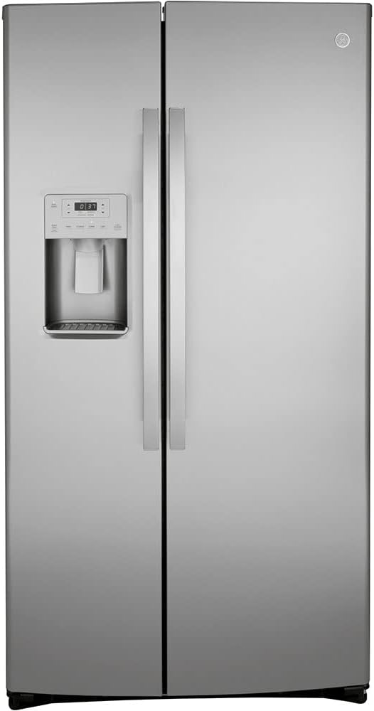 GE® 21.8 Cu. Ft. Counter-Depth Fingerprint Resistant Side-By-Side Refrigerator