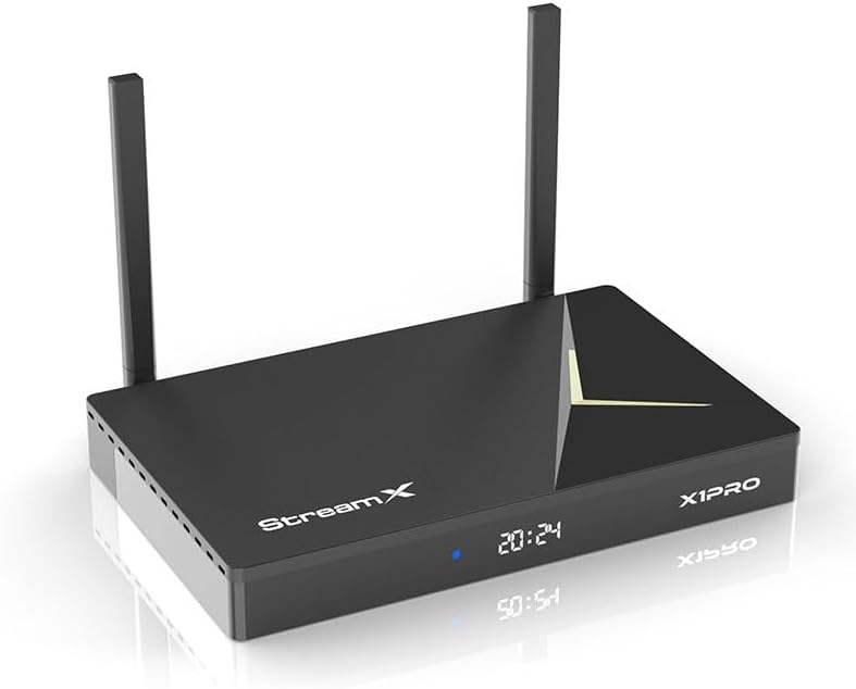 New 2024 StreamX X1 Pro TV Box 6K UltraHD 4GB Ram 64GB ROM with Bluethooth Remote Control New 2024 StreamX X1 Pro TV Box 6K UltraHD 4GB Ram 64GB ROM with Bluethooth Remote Control