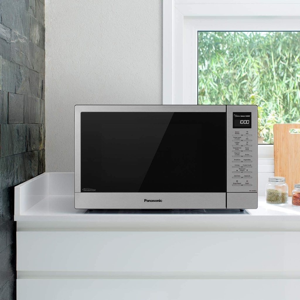 Panasonic Microwave Oven NN-SN686S Stainless Steel Countertop/Built-In with Inverter Technology and Genius Sensor, 1.2 Cubic Foot, 1200W Panasonic Microwave Oven NN-SN686S Stainless Steel Countertop/Built-In with Inverter Technology and Genius Sensor, 1.2 Cubic Foot, 1200W
