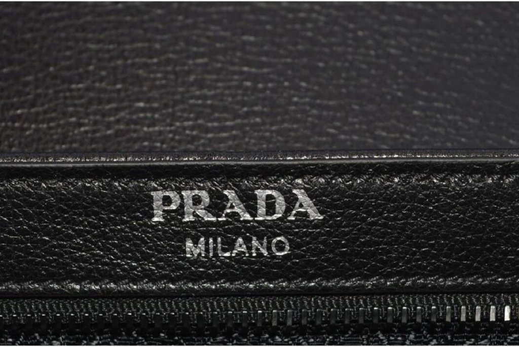 Prada Blue Black Glace Leather Studded Trim Crossbody Handbag 1BD147