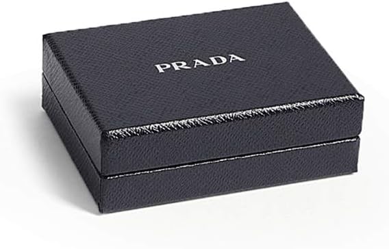 Prada Micro-grain Leather Card Case Holder Wallet, Nero (Black) 2MC223