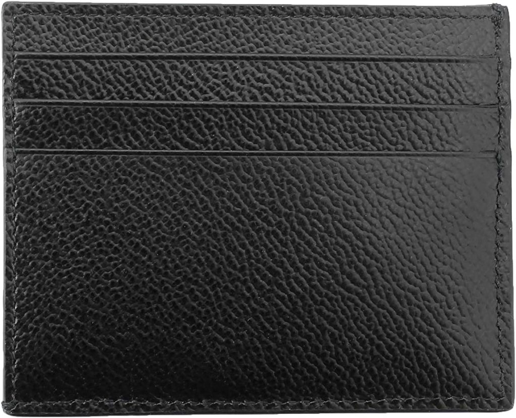Prada Micro-grain Leather Card Case Holder Wallet, Nero (Black) 2MC223