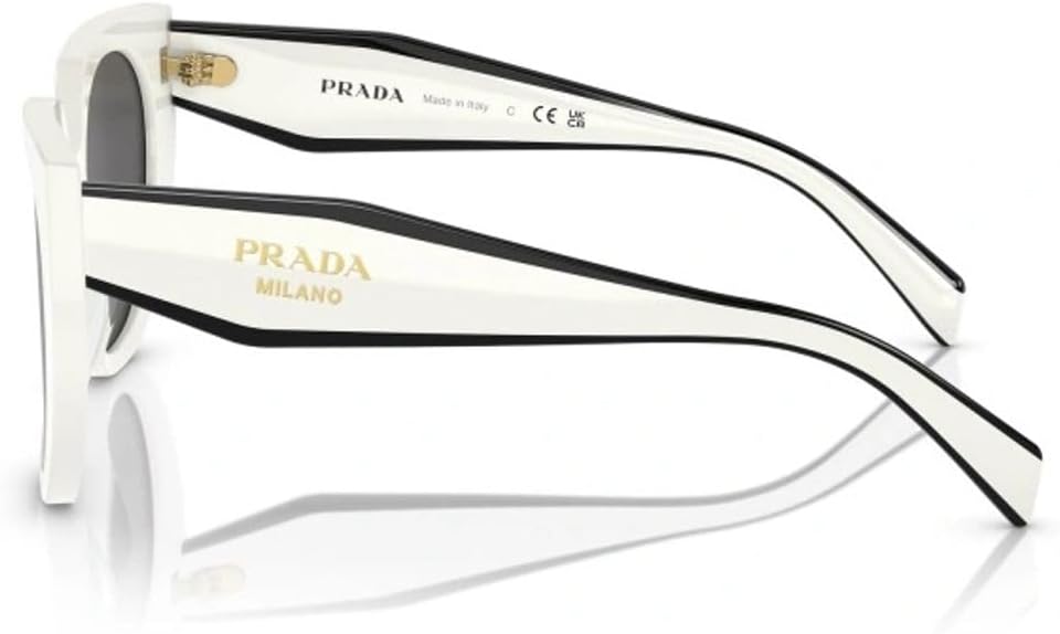 Prada Sunglasses PR 14 WS 1425S0 Talc Dark Grey