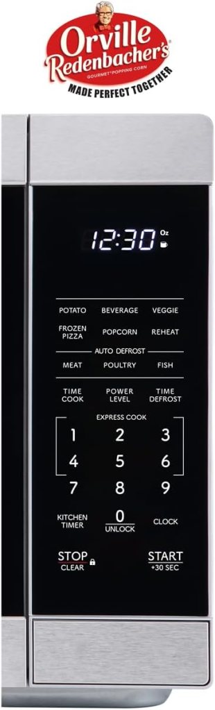 SHARP SMC1161KB Oven with Removable 12.4 Carousel Turntable, Cubic Feet, 1000 Watt Countertop Microwave, 1.1 CuFt, Black