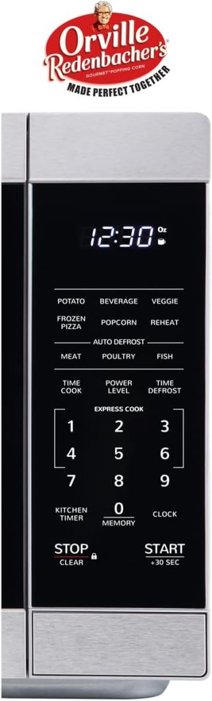 SHARP SMC1161KB Oven with Removable 12.4 Carousel Turntable, Cubic Feet, 1000 Watt Countertop Microwave, 1.1 CuFt, Black