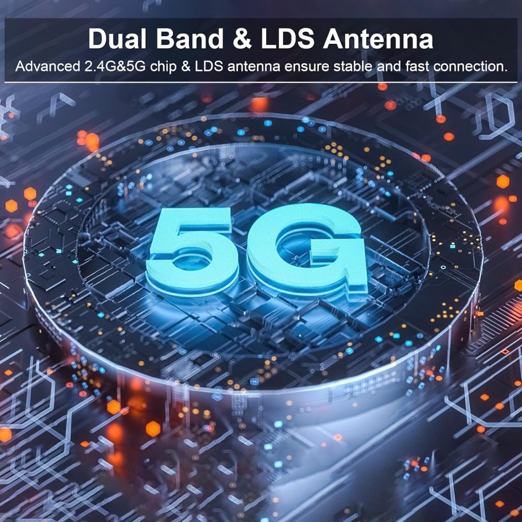 Wireless HDMI Transmitter and Receiver, TTQ Wireless HDMI Extender 4K Supported, Metal Housing, LED Display, 100FT Range, 2.4G5G, for PC/Laptop/Camera/HDTV/Projector/TV Box, No App/Bluetooth Needed