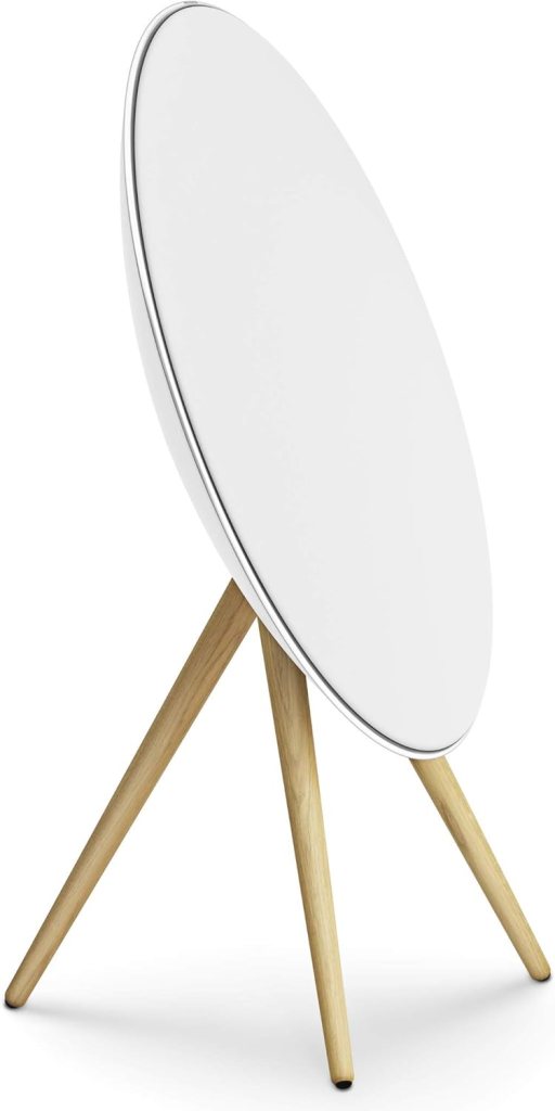Bang  Olufsen Beoplay A9 4th Gen Wireless Multiroom Speaker, White with Oak Legs