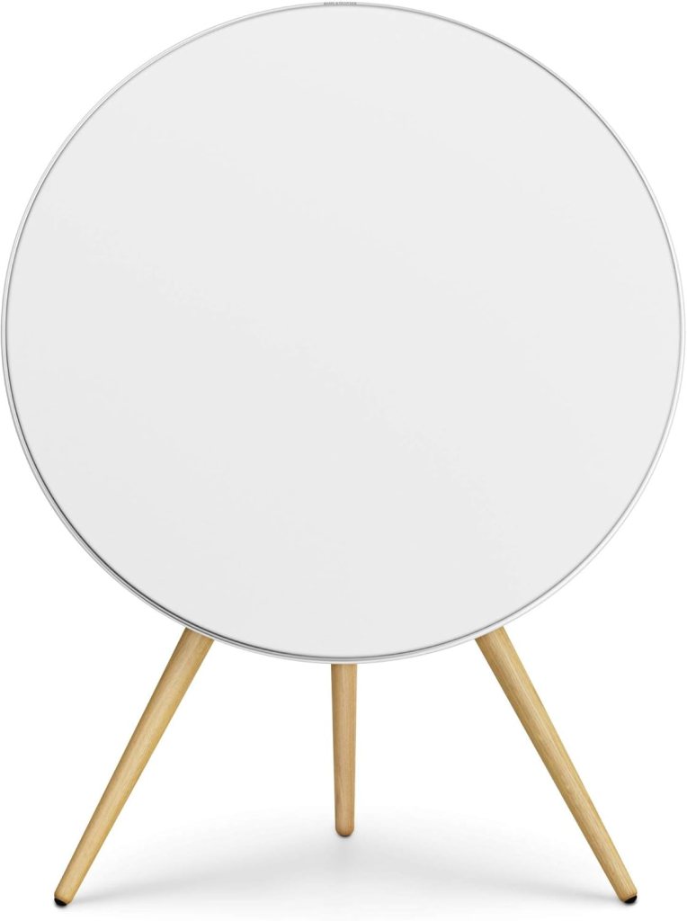 Bang  Olufsen Beoplay A9 4th Gen Wireless Multiroom Speaker, White with Oak Legs