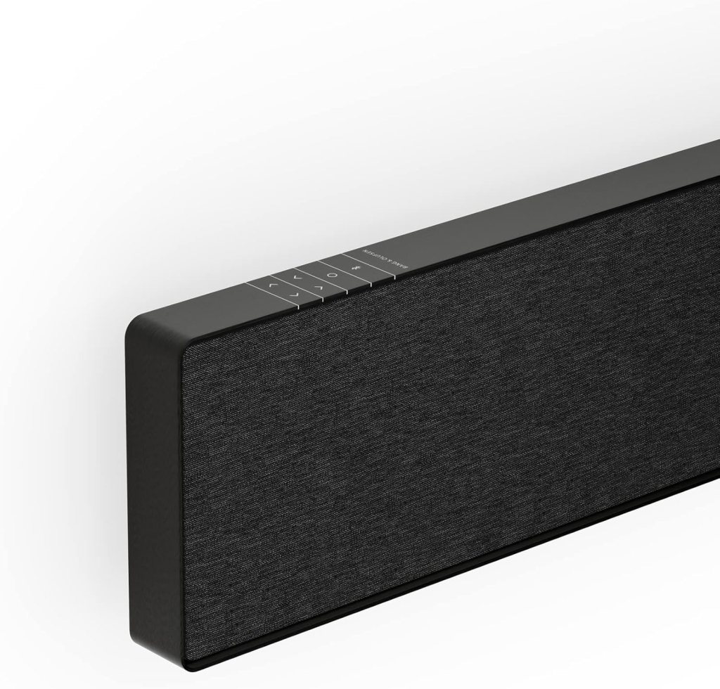 Bang  Olufsen Beosound Stage – Dolby Atmos Soundbar – TV and WiFi Speaker, Aluminum/Black