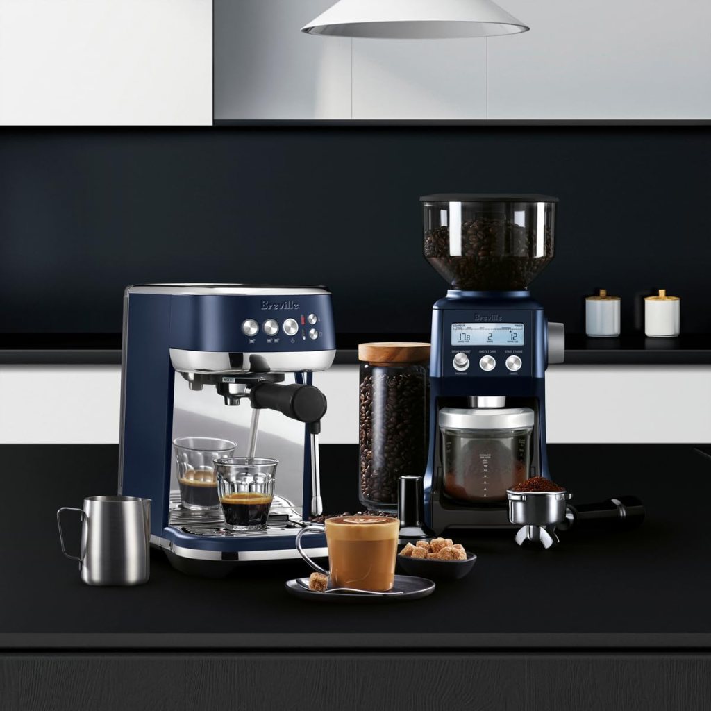 Breville the Bambino Plus Espresso Machine with Auto Milk Frother, Espresso Maker with Seconds Heat Up, Cappuccino  Latte Machine for Home, BES500BSS, Brushed Stainless Steel