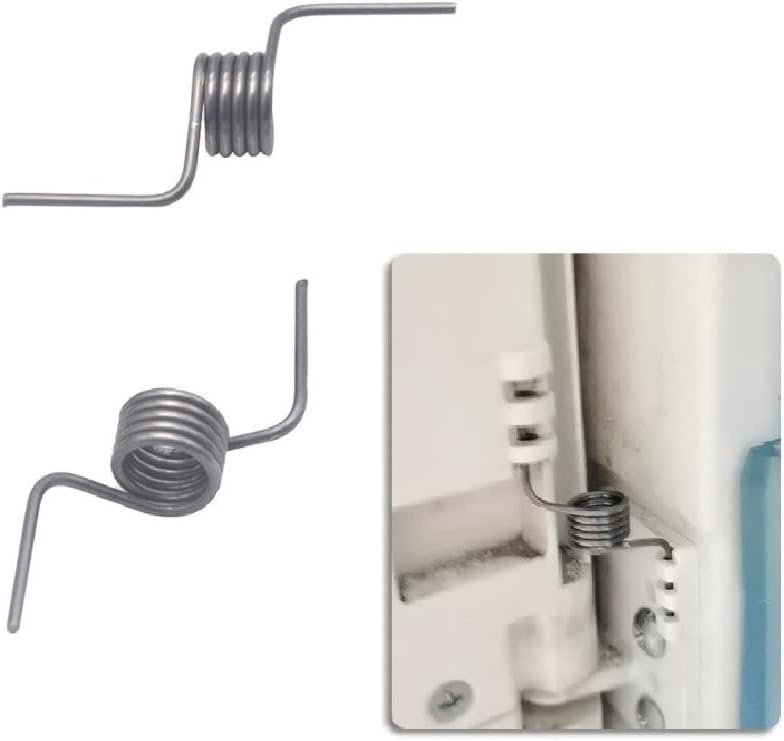 Flylock 2 Pack Refrigerator Spring Counter Clockwise Wound Door Repair Freezer French Heavy Duty Steel
