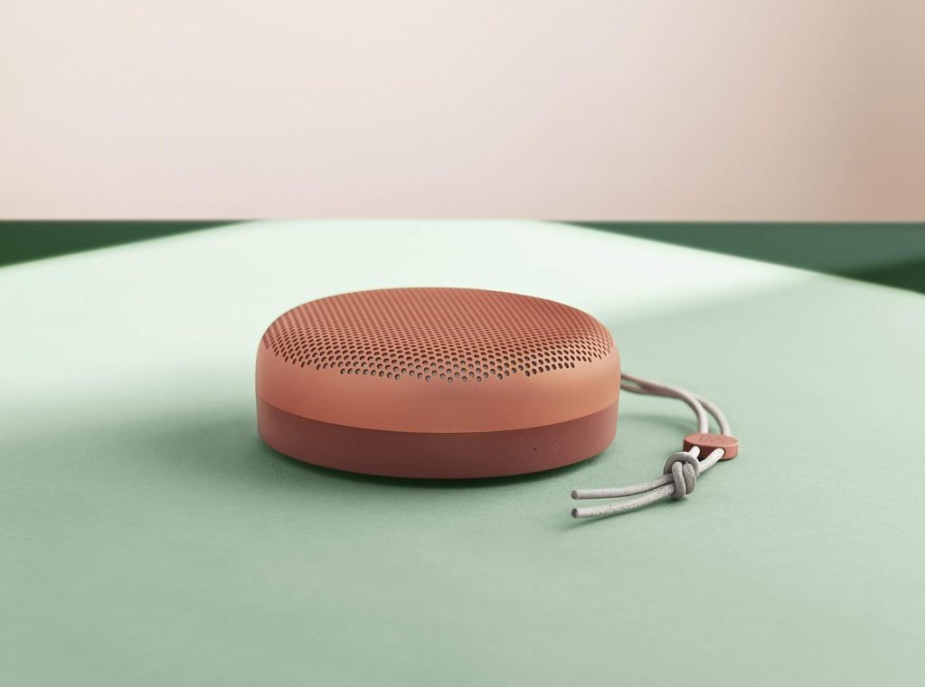 Bang  Olufsen Beoplay A1 Portable Bluetooth Speaker with Microphone - (Tangerine)(Renewed)