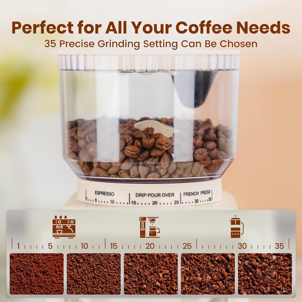 Gevi Espresso Machine 20 Bar with Grinder, Professional Espresso Maker with 35 Precise Grind Settings Burr Coffee Grinders Combos, Super-Automatic Espresso Machines, Gift for Coffee Lover Gevi Espresso Machine 20 Bar with Grinder, Professional Espresso Maker with 35 Precise Grind Settings Burr Coffee Grinders Combos, Super-Automatic Espresso Machines, Gift for Coffee Lover