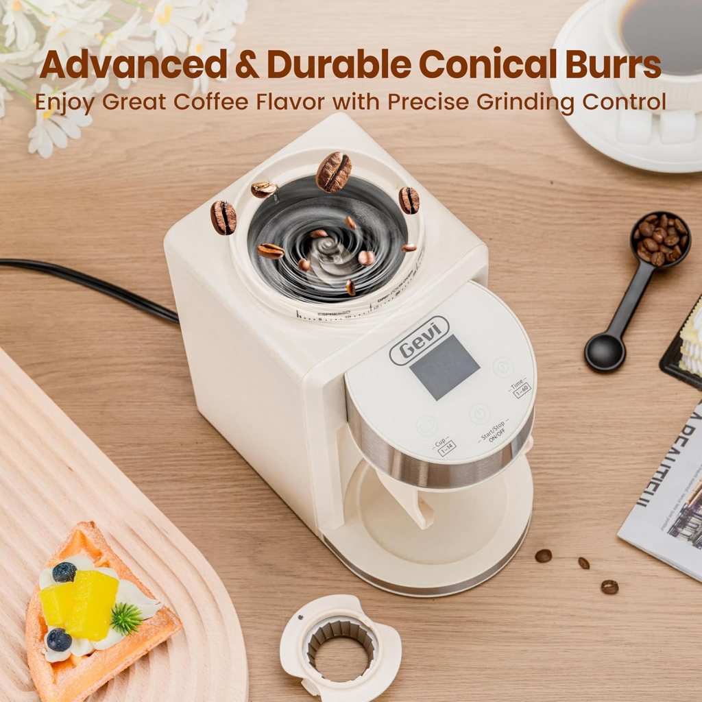 Gevi Espresso Machine 20 Bar with Grinder, Professional Espresso Maker with 35 Precise Grind Settings Burr Coffee Grinders Combos, Super-Automatic Espresso Machines, Gift for Coffee Lover Gevi Espresso Machine 20 Bar with Grinder, Professional Espresso Maker with 35 Precise Grind Settings Burr Coffee Grinders Combos, Super-Automatic Espresso Machines, Gift for Coffee Lover