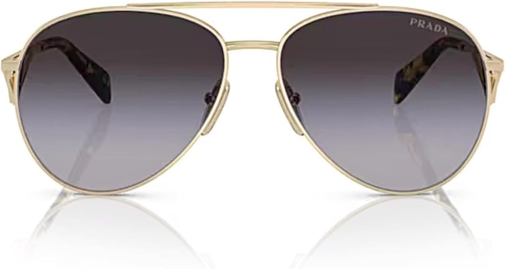 Prada PR 73ZS Pale Gold/Grey Gradient One Size