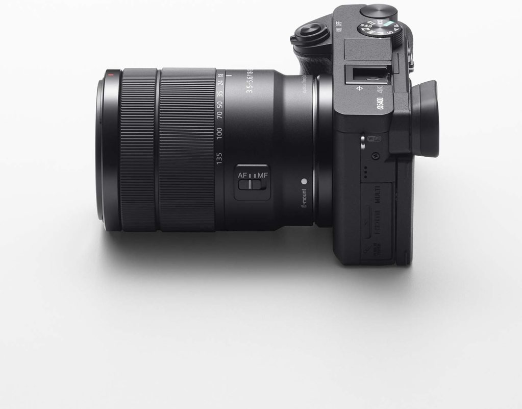 Sony Alpha a6400 Mirrorless Camera: Compact APS-C Interchangeable Lens Digital Camera with Real-Time Eye Auto Focus, 4K Video, Flip Screen  18-135mm - E Mount Compatible Cameras ILCE-6400M/B