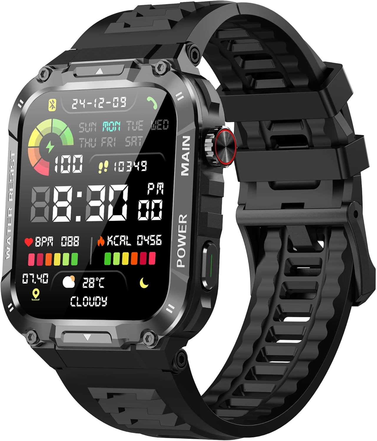 Military Smart Watch for Men with Call Function