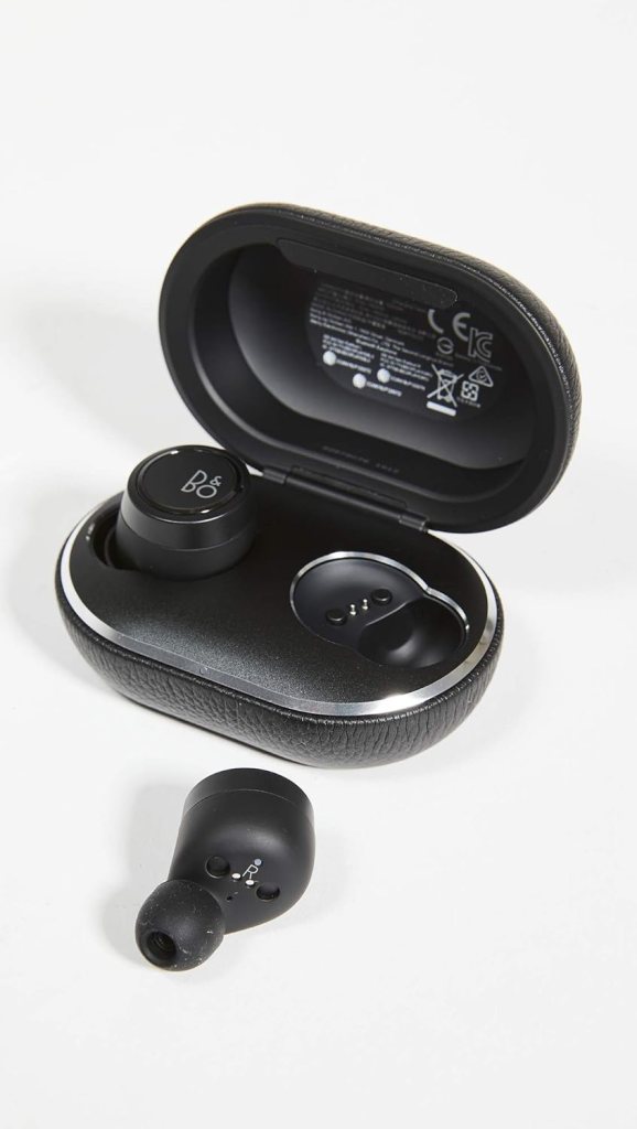 Bang  Olufsen Beoplay E8 3rd Generation True Wireless in-Ear Bluetooth Earphones, with Microphones and Touch Control, Wireless Charging Case, 35-Hour Playtime, Black