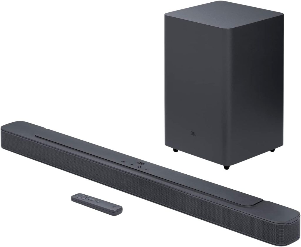 JBL Bar 2.1 Deep Bass (MK2) - 2.1 Channel soundbar with Wireless subwoofer (6.5’’), 300W Max Output, Bluetooth Enable (Black)