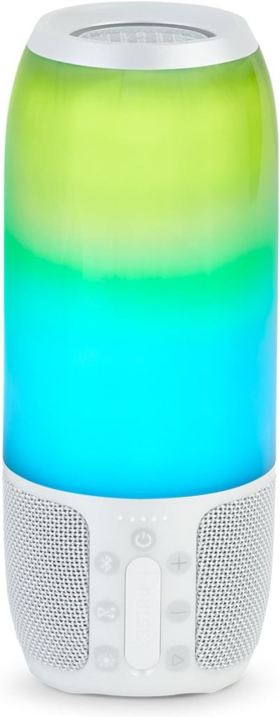 JBL Pulse 3 Portable Bluetooth Speakers - Pair (White)