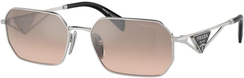 Prada PR A51S Silver/Brown Silver Shaded 58/17/140 women Sunglasses