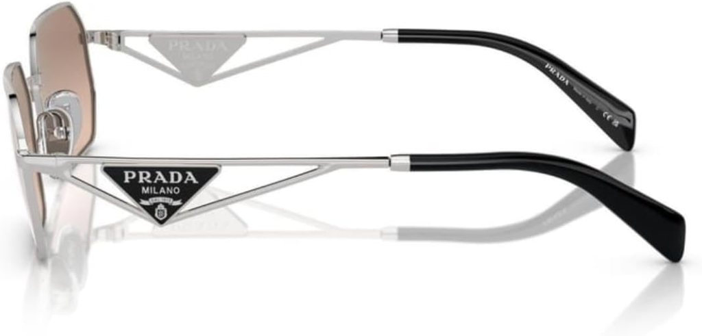 Prada PR A51S Silver/Brown Silver Shaded 58/17/140 women Sunglasses